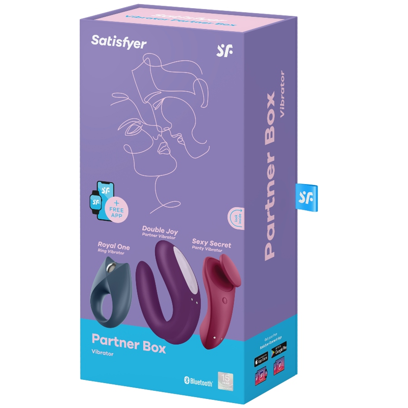 💖 Coffret Plaisir Connecté – Partner Box 3 par Satisfyer