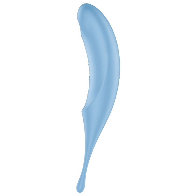 ✨ SATISFYER Twirling Pro Air Pulse – Stimulateur Clitoridien & Vibromasseur 2-en-1 (Bleu)
