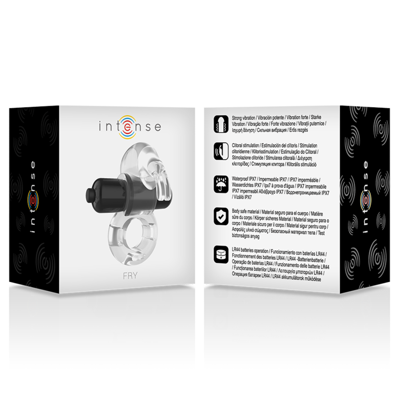 🔥 INTENSE™ Rabbit Ring – Anneau Pénien Vibrant & Étanche