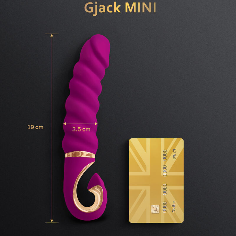 💜 G-VIBE – Vibromasseur Gjack Mini Violet en BIOSKIN®