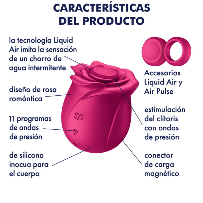 🌸 SATISFYER Pro 2 Classic Blossom – Vibromasseur à Pulsations d'Air