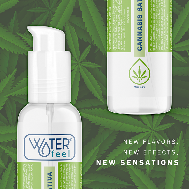 💚 WATERFEEL - Lubrifiant au Cannabis 150 ml