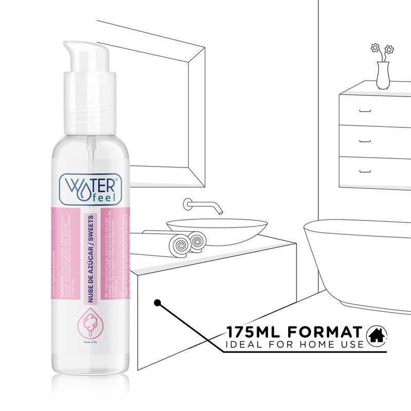 🍭 WATERFEEL Lubrifiant Nuage de Sucre - 175 ml