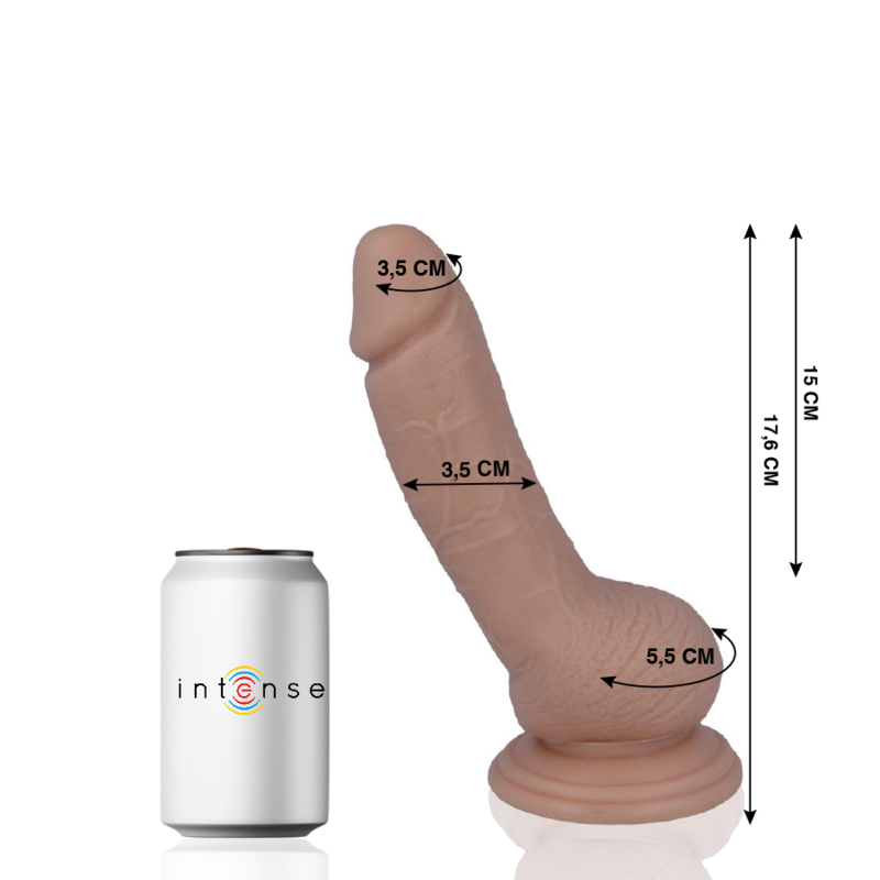 MR INTENSE – Gode Réaliste 17,6 cm | Sensation Ultra Naturelle et Plaisir Sans Mains