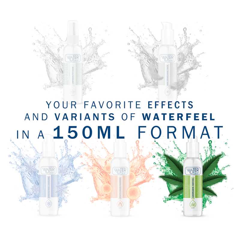 💚 WATERFEEL - Lubrifiant au Cannabis 150 ml
