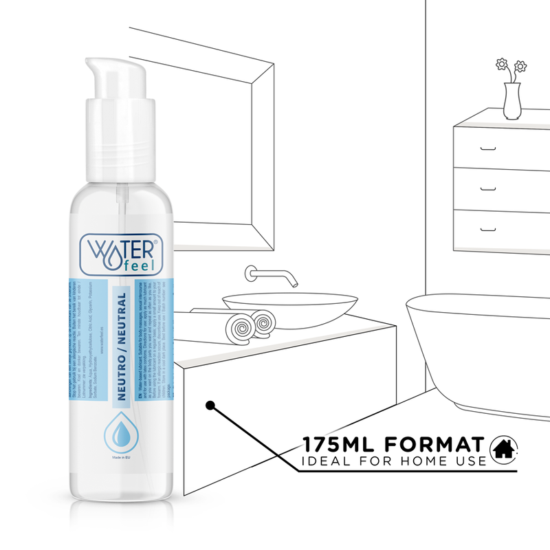 🌿 WATERFEEL Lubrifiant au Cannabis – 175 ml | Naturel, Doux & Polyvalent 💧