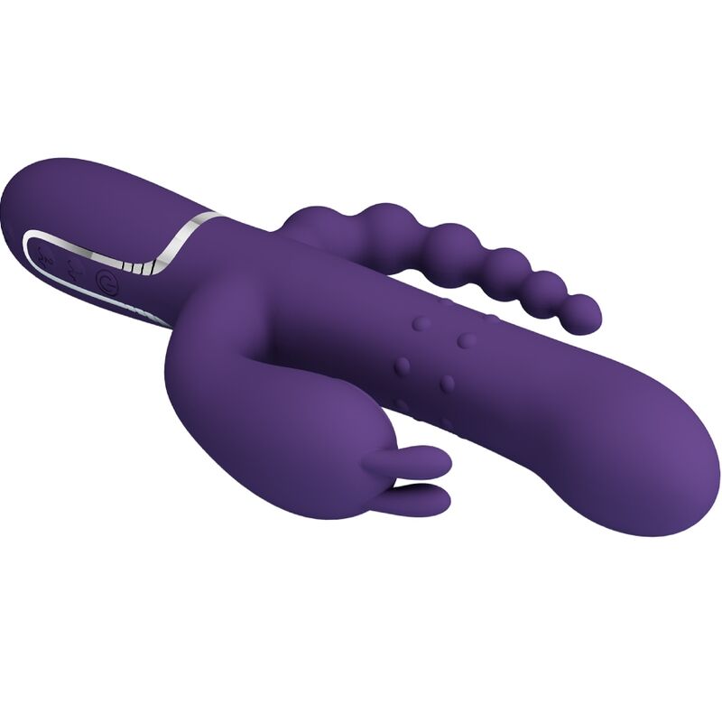 🟣 PRETTY LOVE – Cammy Triple Vibromasseur Multifonction 4 en 1