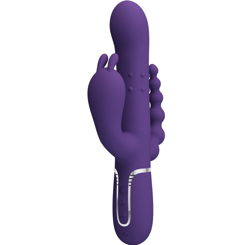 🟣 PRETTY LOVE – Cammy Triple Vibromasseur Multifonction 4 en 1