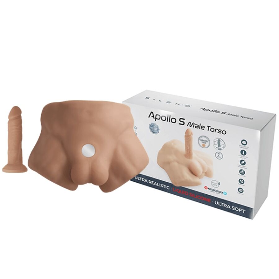 Torse Réaliste Homme – Apollo S Caramel | SILEXD