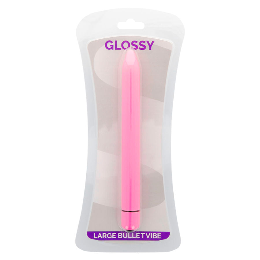 💗 GLOSSY - Vibrateur Slim Deep Rose | Élégance et Plaisir Discret