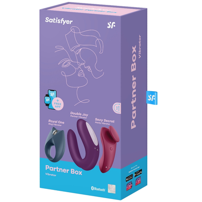 💖 Coffret Plaisir Connecté – Partner Box 3 par Satisfyer