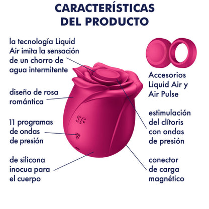 🌸 SATISFYER Pro 2 Classic Blossom – Vibromasseur à Pulsations d'Air