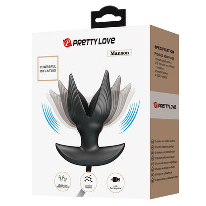 🔥 PRETTY LOVE – Plug Anal Gonflable & Rechargeable