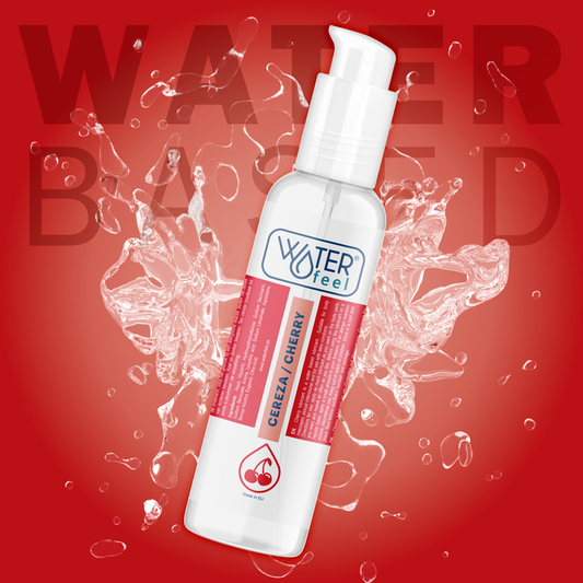 🍒 WATERFEEL Lubrifiant Saveur Cerise 175 ml – Plaisir Gourmand et Longue Durée