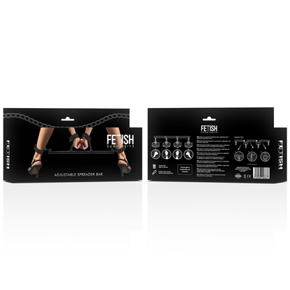🖤 FETISH SUBMISSIVE – Barre d’écartement réglable 4 pièces