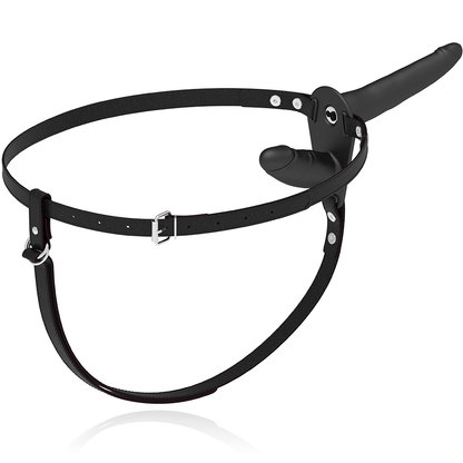 🔥 FETISH SUBMISSIVE – Harnais Noir Double Pénétration avec Vibrations