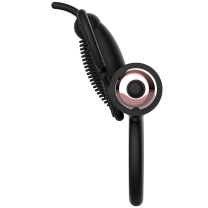 COQUETTE CHIC DESIRE – Cockring Vibrant Papillon Noir & Or | Élégance et Plaisir Intense